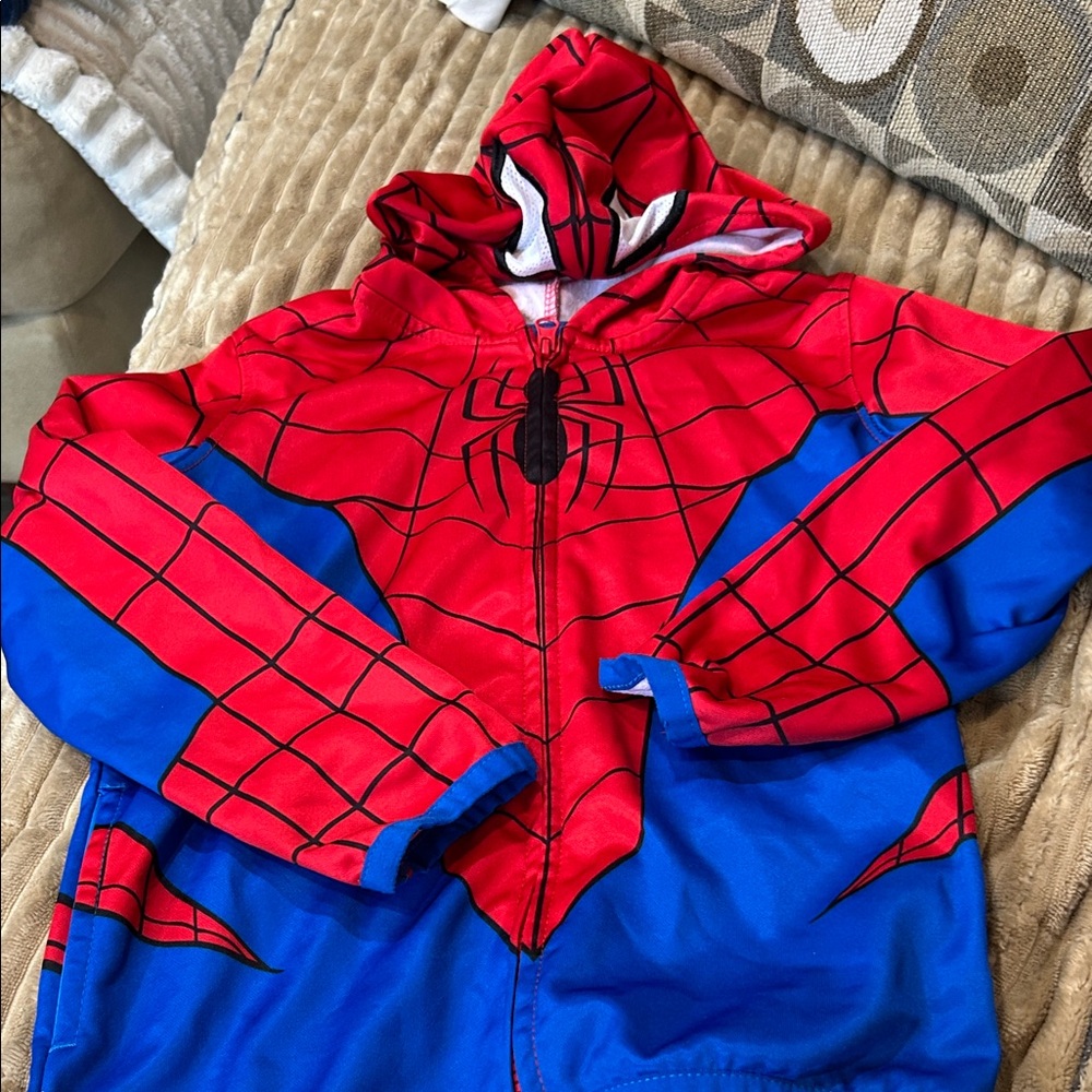 Jumping Beans Red and Blue Superhero Costume